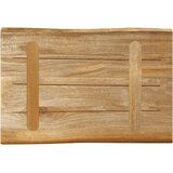 Stolna ploča sa živi rub 60x40x3,8 cm masivno grubo drvo manga | shoptok.hr
