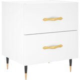  Noćni ormarići 2 kom bijeli 40x35x47,5 cm od konstruiranog drva | shoptok.hr