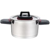  Lonac s Poklopcem Feel Maestro MR-3530-20 Crno crvena Čelik Nehrđajući Čelik Plastika Ø 20 cm 3 2 L | shoptok.hr
