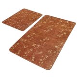 Mila Home Rjave žametne kopalniške preproge v kompletu 2 ks 60x100 cm – Cene