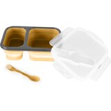 Zopa Silicone Lunch Box Large komplet pribora za jelo Mustard Yellow 21x15 cm 1 kom | shoptok.hr