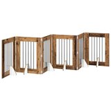  Vrata za pse z stojali 6 pcs Star les 60 x 80 cm Inženirski les, (5000232693) | Shoptok.si