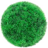 vidaXL Umetni pušpani okrogli z LED lučmi 2 kosi zelene 22 cm | Shoptok.si