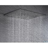 EYN Dežna glava za tuš v mat črni barvi s konzolo | BGT1751 — 30 cm | Shoptok.si