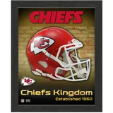 The Highland Mint Kansas City Chiefs Team Helmet Frame fotografija v okvirju