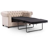 Ropez Bež baršunasti sklopiva sofa 148 cm York Blik – | shoptok.hr
