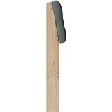 vidaXL Tapecirani uzglavlje Tamno siva 135 cm Čvrsto borovo drvo | shoptok.hr