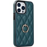INORCO Za iPhone 12 Pro Max Protiprašna torbica za telefon iz PU usnja+TPU, šivanje romba, držalo za prstan, stojalo za telefon, (22033397) Cene