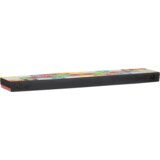  Stenske police 2 pcs večbarvno 100 x 20 x 6 cm Trden mangov les | Shoptok.si