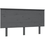  Uzglavlje za krevet sivo 144 x 6 x 82,5 cm od masivne borovine | shoptok.hr