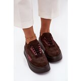Zazoo Women's Sneakers Made of Genuine Suede on Platform | shoptok.hr