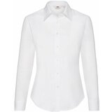 Fruit Of The Loom White lady-fit classic shirt Oxford Cene