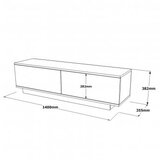 Hanah home Stalak za televizor, Crno, FN1 - LB | shoptok.hr