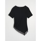 Sinsay Bluza s dodatkom viskoze i asimetričnim rubom | shoptok.hr