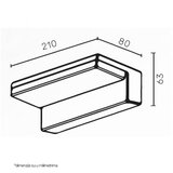 Bb Link LED svetiljka JM-049 zidna 9W 4000K IP54 | Eponuda.com