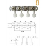 Dr Parts MMH0555/CR ključevi za mandolinu | Eponuda.ba