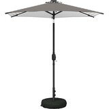  Suncobran za vrt s LED svjetlima i postoljem 230 x 230 cm | Shoptok.si