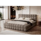 ELTAP Svjetlo smeđi tapecirani bračni krevet s prostorom za odlaganje s podnicom 160x200 cm Dizzle – | shoptok.hr