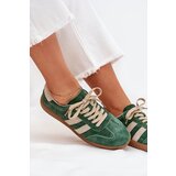 Boto Women's Suede Sneakers Green Sirella | shoptok.hr