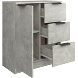  Komoda siva boja betona 60x30x70 cm od konstruiranog drva | shoptok.hr