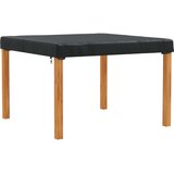  Pokrov za stol Jednobojno Crna 142 x 142 x 15 cm tkanina | shoptok.hr
