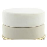Kayoom TABURE, kovina, tekstil, leseni material krem barve, zlate barve | Shoptok.si