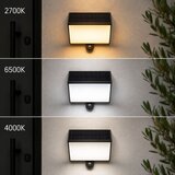 Brilliant LED solarno zidno svetlo SIERRA LED/6W/3,7V 2000 mAh IP54 crna | Eponuda.com