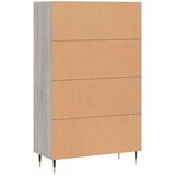 vidaXL Visoka omara siva sonoma 69,5x31x115 cm inženirski les | Shoptok.si