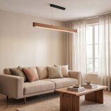 Brilagi LED Luster na sajli GARDALINE LED/90W/230V hrast | Eponuda.com
