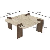 Hanah home sto za kafu afrolli travertine walnut | ePonuda.com