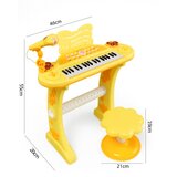 Hk Mini klavijatura sa stolicom, žuta ( A097838 ) Cene