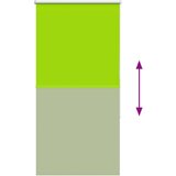 vidaXL Rolo zatemnjena listi zeleni 70x150 cm tkanina širina 65,7 cm | Shoptok.si
