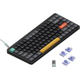 Nuphy Air75 V2 Brezžična Mehanska Tipkovnica, Bluetooth / 2.4 GHz, Slim, US Layout, Basalt Black Switch Wisteria, (21755802) Cene