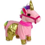 Lean_Toys Interaktivna plišasta igrača Konj samorog Pink | Shoptok.si
