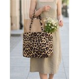 Sinsay Shopper torba za rame s leopard uzorkom | shoptok.hr