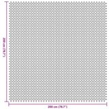  Tepih za šator Antracit 2x2 m | shoptok.hr