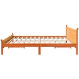  Okvir kreveta bez madraca voštano smeđi 200x200 cm od borovine | shoptok.hr