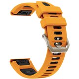 INF Silikonski perforiran pašček za Amazfit Trex Ultra 2, zračen 22cm Black Orange, (5000264233) | Shoptok.si