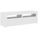 TV ormarić s LED svjetlima bijeli 120 x 35 x 40 cm | shoptok.hr