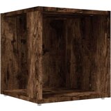  Bočni stolić dimljeni hrast 33 x 33 x 34 5 cm konstruirano drvo | shoptok.hr