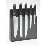 Jean Dubost set od 5 kuhinjskih noževa od nehrđajućeg čelika s magnetnim držačem Massif