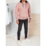 DStreet Bluza męska z nadrukiem różowa | Shoptok.si