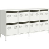 vidaXL Komoda bijela 135x39x73,5 cm hladno valjani čelik | shoptok.hr