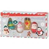 Snowflake Eraser, set gumica, Deda Mraz, 4K, miks