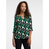 Orsay Green Ladies Patterned Blouse - Women | shoptok.hr