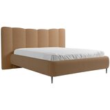 MID.YOU OBLAZINJENA POSTELJA 140 cm x 200 cm , les, tekstil, leseni material terakota | Shoptok.si