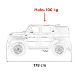  Licencirani auto na akumulator Mercedes Benz MAYBACH G650 STRONG - dvosjed - bijeli | shoptok.hr