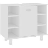 Maison Chic Kopalniška omarica - Kopalniški kabinet bela 60x32x53,5 cm iverna plošča, (21794923) | Shoptok.si