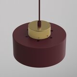 Viseći luster MARTI 1xE27/15W/230V bordo/zlatna | Eponuda.com