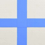  Napihljiva gimnastična podloga s tlačilko 200x200x15 cm modra Slike